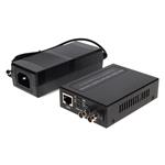 Picture of 10/100Base-TX(RJ-45) to 100Base-LX(ST) SMF 1310nm 20km POE Media Converter