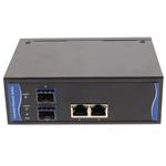 Picture of 10/100/1000Base-TX(RJ-45) x2 to 2 Open SFP Gigabit Media Converter