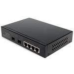Picture of 10/100/1000Base-TX(RJ-45) x4 to 2 Open SFP Port POE+ Media Converter