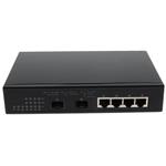 Picture of 10/100/1000Base-TX(RJ-45) x4 to 2 Open SFP Port POE+ Media Converter