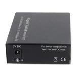 Picture of 10/100/1000Base-TX(RJ-45) to 1000Base-BXD(SC) BiDi SMF 1550nmTX/1490nmRX 40km Media Converter