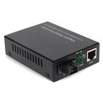 Picture of 10/100/1000Base-TX(RJ-45) to 1000Base-BXD(SC) BiDi SMF 1550nmTX/1490nmRX 40km Media Converter