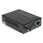 Picture of 10/100/10/100/1000Base-TX(RJ-45) to 1000Base-BXD(ST) BiDi SMF 1550nmTX/1490nmRX 60km Media Converter
