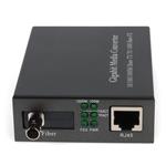 Picture of 10/100/10/100/1000Base-TX(RJ-45) to 1000Base-BXD(ST) BiDi SMF 1550nmTX/1490nmRX 60km Media Converter