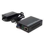 Picture of 10/100/1000Base-TX(RJ-45) to 1000Base-LX(LC) SMF 1310nm 10km Media Converter