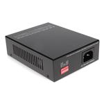 Picture of 10/100/1000Base-TX(RJ-45) to 1000Base-LX(LC) SMF 1310nm 10km POE Media Converter
