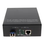 Picture of 10/100/1000Base-TX(RJ-45) to 1000Base-LX(LC) SMF 1310nm 10km POE Media Converter