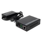 Picture of 10/100/1000Base-TX(RJ-45) to Open SFP Port Media Converter With EUR Standard Power Supply