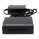 Picture of 10/100/1000Base-TX(RJ-45) to Open SFP Port Media Converter With EUR Standard Power Supply
