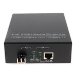 Picture of 10/100/1000Base-TX(RJ-45) to 1000Base-SX(LC) MMF 850nm 550m POE Mini Media Converter