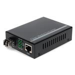 Picture of 10/100/1000Base-TX(RJ-45) to 1000Base-SX(LC) MMF 850nm 550m Mini Media Converter