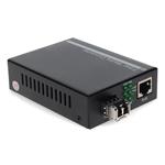 Picture of 10/100/1000Base-TX(RJ-45) to 1000Base-SX(LC) MMF 850nm 550m Mini Media Converter