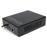 Picture of 10/100/1000Base-TX(RJ-45) to 1000Base-BXD(ST) BiDi SMF 1550nm/1310nm 20km POE Media Converter