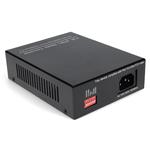 Picture of 10/100/1000Base-TX(RJ-45) to 1000Base-BXD(ST) BiDi SMF 1550nm/1310nm 20km POE Media Converter