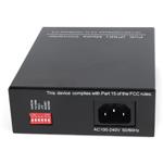 Picture of 10/100/1000Base-TX(RJ-45) to 1000Base-BXD(ST) BiDi SMF 1550nm/1310nm 20km POE Media Converter