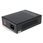Picture of 10/100/1000Base-TX(RJ-45) to 1000Base-BXD(ST) BiDi SMF 1550nm/1310nm 20km POE Media Converter