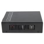 Picture of 10/100/1000Base-TX(RJ-45) to 1000Base-BXU(SC) BiDi SMF 1310nm/1550nm 20km POE Media Converter