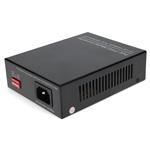Picture of 10/100/1000Base-TX(RJ-45) to 1000Base-BXU(SC) BiDi SMF 1310nm/1550nm 20km POE Media Converter