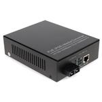 Picture of 10/100/1000Base-TX(RJ-45) to 1000Base-LX(SC) SMF 1310nm 10km POE Media Converter