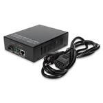 Picture of 10/100/1000Base-TX(RJ-45) to 1000Base-SX(SC) MMF 850nm 550m POE Media Converter
