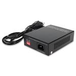 Picture of 10/100/1000Base-TX(RJ-45) to 1000Base-SX(SC) MMF 850nm 550m POE Media Converter