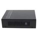 Picture of 10/100/1000Base-TX(RJ-45) to 1000Base-SX(ST) MMF 850nm 550m POE Media Converter