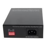 Picture of 10/100/1000Base-TX(RJ-45) to 1000Base-SX(ST) MMF 850nm 550m POE Media Converter