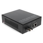 Picture of 10/100/1000Base-TX(RJ-45) to 1000Base-SX(ST) MMF 850nm 550m POE Media Converter