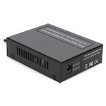 Picture of 10/100/1000Base-TX(RJ-45) to 1000Base-MX(ST) MMF 1310nm 2km IEEE802.3at/48V/1.0A/50W POE Media Converter