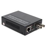 Picture of 10/100/1000Base-TX(RJ-45) to 1000Base-MX(ST) MMF 1310nm 2km IEEE802.3at/48V/1.0A/50W POE Media Converter