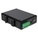 Picture of 2 10/100Base-TX(RJ-45) to 1 100Base-BXU(ST) SMF 1310nmTX/1550nmRX 20km Industrial Media Converter Switch