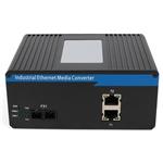 Picture of 2 10/100Base-TX(RJ-45) to 1 100Base-LX(SC) SMF 1310nm 20km Industrial Media Converter Switch