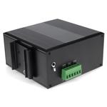Picture of 1 10/100/1000Base-TX(RJ-45) to 1 1000Base-LX(FC) SMF 1310nm 20km Industrial Media Converter