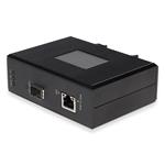 Picture of 100/1000/10000Base-TX(RJ-45) to Open SFP+ Port POE 90W Industrial Media Converter