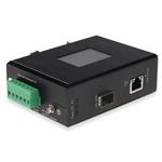 Picture of 100/1000/10000Base-TX(RJ-45) to Open SFP+ Port POE 90W Industrial Media Converter