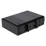 Picture of 1 10/100/1000Base-TX(RJ-45) to 1 1000Base-SX(ST) MMF 850nm 550m Industrial Mini Media Converter With POE+