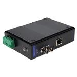 Picture of 1 10/100/1000Base-TX(RJ-45) to 1 1000Base-SX(ST) MMF 850nm 550m Industrial Mini Media Converter With POE+