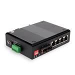 Picture of Industrial Managed 10/100/1000Base-TX(RJ-45) x4 to 2 Open SFP Port Media Converter