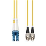 Picture of 11m LC to FC Yellow OS2 Duplex OFNR (Riser-Rated) SMF Fiber Patch Cable