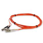 Picture of 2m LC to FC Orange OM1 Duplex OFNR (Riser-Rated) MMF Fiber Patch Cable