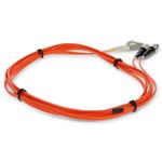 Picture of 2m LC to FC Orange OM1 Duplex OFNR (Riser-Rated) MMF Fiber Patch Cable