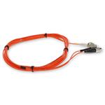 Picture of 2m LC to FC Orange OM1 Duplex OFNR (Riser-Rated) MMF Fiber Patch Cable
