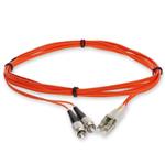Picture of 2m LC to FC Orange OM1 Duplex OFNR (Riser-Rated) MMF Fiber Patch Cable
