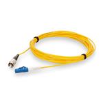 Picture of 5m LC to FC Yellow OS2 Simplex OFNR (Riser-Rated) SMF Fiber Patch Cable