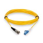 Picture of 5m LC to FC Yellow OS2 Simplex OFNR (Riser-Rated) SMF Fiber Patch Cable