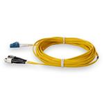 Picture of 8m LC to FC Yellow OS2 Duplex OFNR (Riser-Rated) SMF Fiber Patch Cable