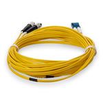 Picture of 8m LC to FC Yellow OS2 Duplex OFNR (Riser-Rated) SMF Fiber Patch Cable