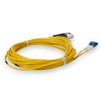 Picture of 8m LC to FC Yellow OS2 Duplex OFNR (Riser-Rated) SMF Fiber Patch Cable