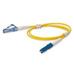 Picture of 0.15m LC to LC Yellow OS2 Simplex OFNR (Riser-Rated) SMF Fiber Patch Cable