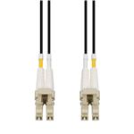 Picture of 0.5m LC to LC Black OM4 Duplex LSZH Fiber Patch Cable